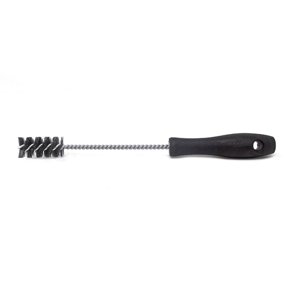 Brush Research Manufacturing 85N1750WH 85 Series-For Closed Holes, 1.750" Dia., .022 Nylon, 3" Brush Part, 12" OAL, Plastic Handle - 85N1750WH