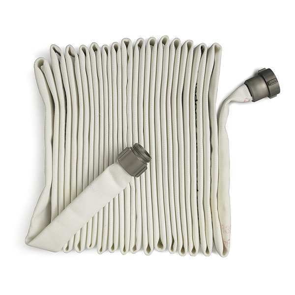 Zoro Select Fire Hose, Pin Rack Hose, 1-1/2 ID, 100 Ft - 3ATP3