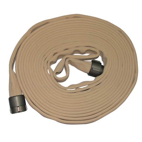 Kuriyama Attack Line Fire Hose, Tan, 50 ft. L - G52H25HDT50N