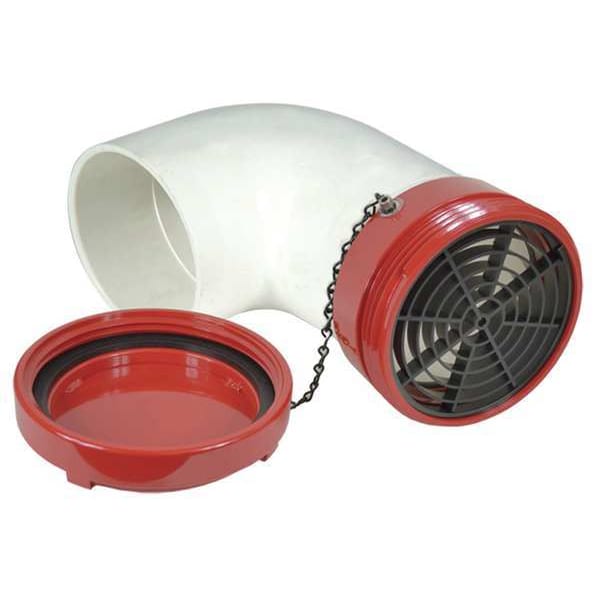 Moon American Dry Hydrant 90 Adapter, 5 In Male - 299-605025