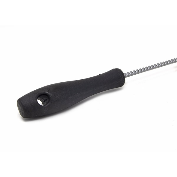 Brush Research Manufacturing 85B562WH 85 Series-For Closed Holes, .562" Dia., .005 Brass, 1.5" Brush Part, 10" OAL, Plastic Handle - 85B562WH