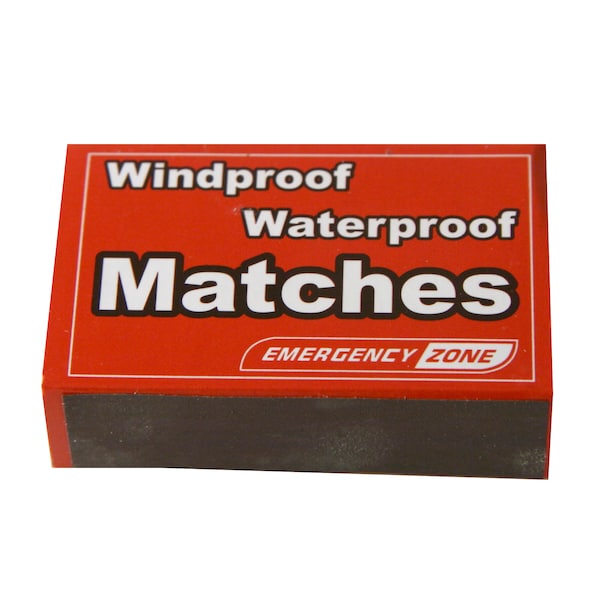 Emergency Zone Wind/Waterproof Matches - 208