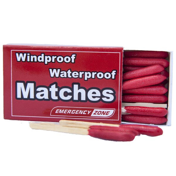 Emergency Zone Wind/Waterproof Matches - 208