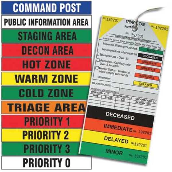 Zoro Select Incident ID Kit, Hazmat, 500 ft x 3 In - HLH-KIT