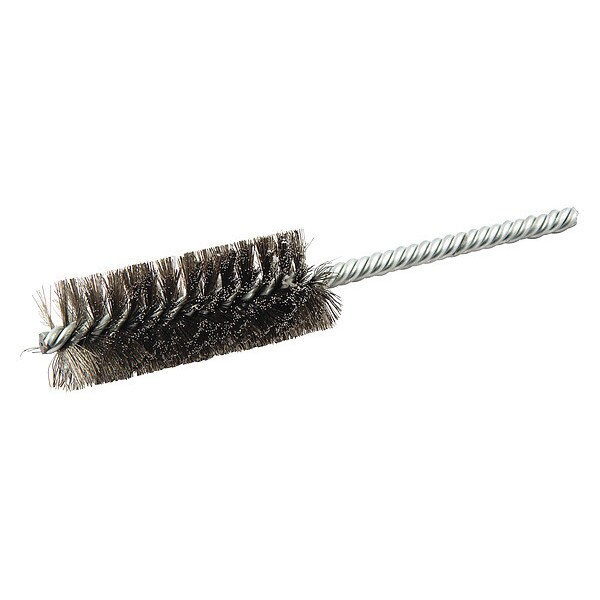 Norton Abrasives Tube Brush, 3/4" Brush Dia., 3/8" L Trim - 66252838850