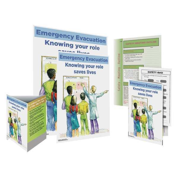 Safetyposter.Com Safe System Kit, Emergency Evacuation, ENG, SW0046-SAFEKIT - SW0046-SAFEKIT