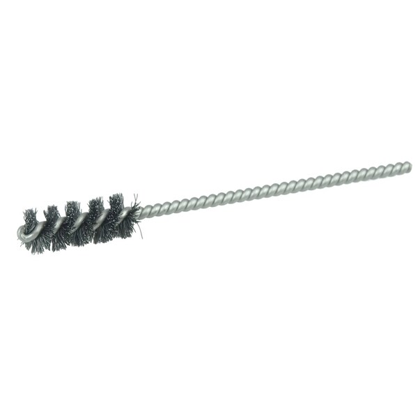 Weiler 3/8" Power Tube Brush, .008" Steel Wire Fill, 1" Brush Length - 21264
