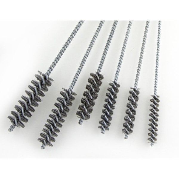 Brush Research Manufacturing 84CKITB, 6 Piece Brush Kit, Sizes Include Diameters .500" - 1.00", Carbon Steel - 84CKITB