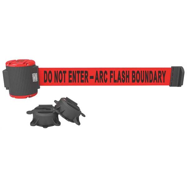 Banner Stakes Mgnetic Belt Barrier, DoNotEnterArcFlash - MH5011