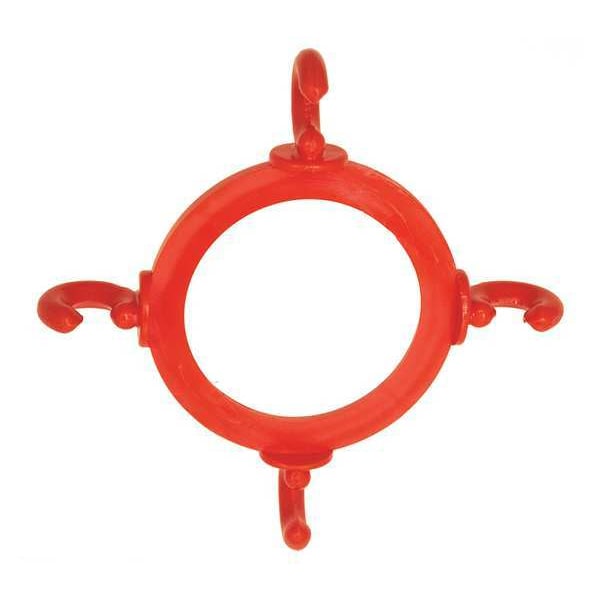 Mr. Chain Cone Chain Connector for Plastic Chain Barrier, Orange, 6 39/50 in Length, Gloss - 97413-6