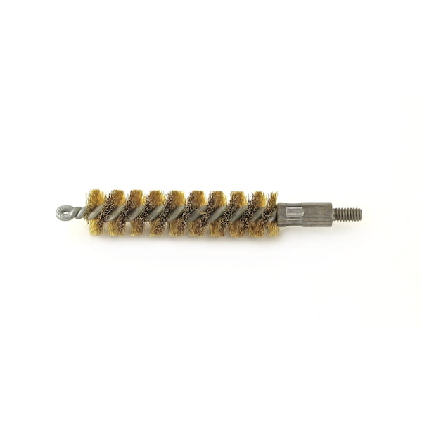 Brush Research Manufacturing 92B562 Tube Brush With 8-32 Thread Shank, .562 Diameter, Brass Filament - 92B562