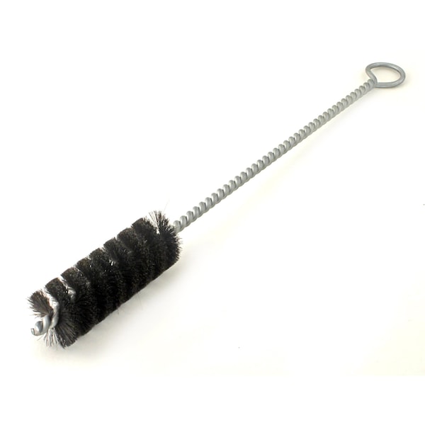 Brush Research Manufacturing 84H437 84 Series Tube Brush-For Thru Holes. .437" Dia., Natural, 2.5" Brush Part, 10" OAL, Ring Handle - 84H437