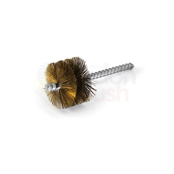 Gordon Brush 1-1/2" Brush D .008" Wire D Single Spiral Power Brush - Brass - 30193
