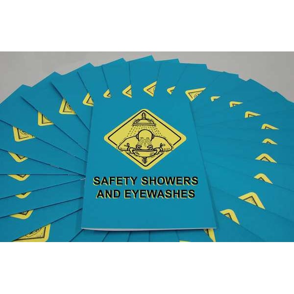 Marcom Marcom Training Booklet: Safety Showers and Eye Washes, Includes One-Page Quiz, PK15 - B000SSE0EM