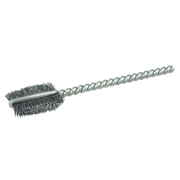 Weiler 3/8" Power Tube Brush, .005" Steel Wire Fill, 9/16" Brush Length - 21009
