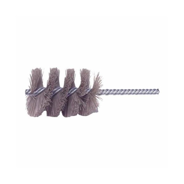 Nylox Power Tube Brush, 1/2 in Brush Dia, 2 in Brush L, 5 in Overall L, Nylon/Silicon Carbide Fill, 0.022 - 21130