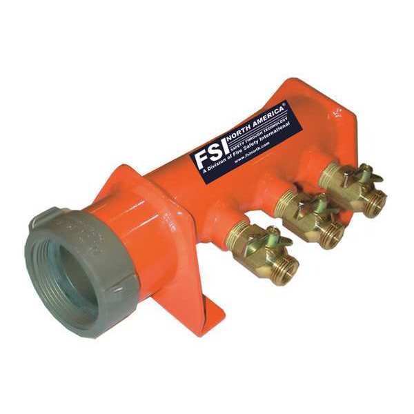 Fsi Multi-Manifold Water Unit, Aluminum/Brass - F-MMU253