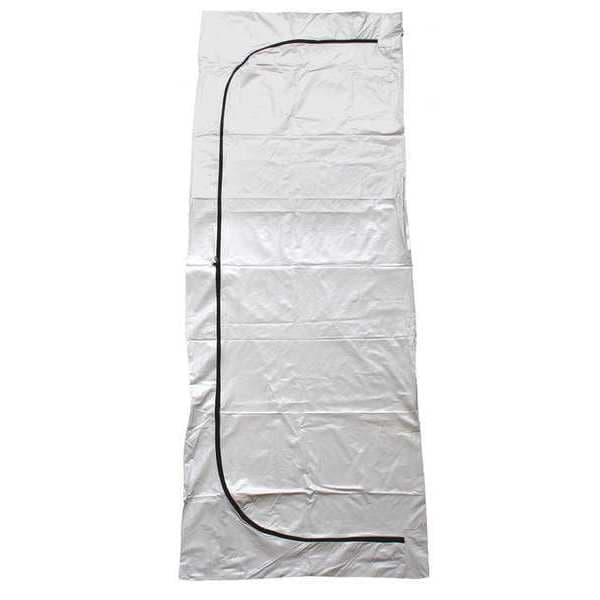 Classic Plastics Body Bag, 90" L x 36" W, White, Vinyl, PK18 - MDBB