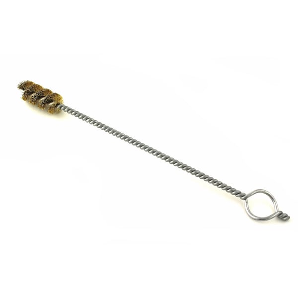 Brush Research Manufacturing 85B500RH 85 Series-For Closed Holes, .500" Dia., .005 Brass, 1.5" Brush Part, 10" OAL, Ring Handle - 85B500RH
