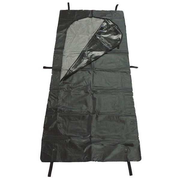 Classic Plastics Body Bag, 2" H x 90" L, Black, Vinyl, PK8 - HDBB