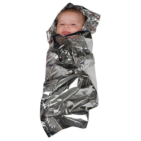 Dmi Emergency Baby Blanket, Silvr, 30In x 30In - 650-4006-0600