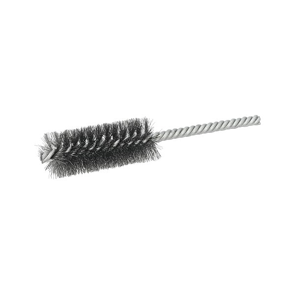 Zoro Select Tube Brush, Double Spiral, Steel, 1" Dia. - 66254443264