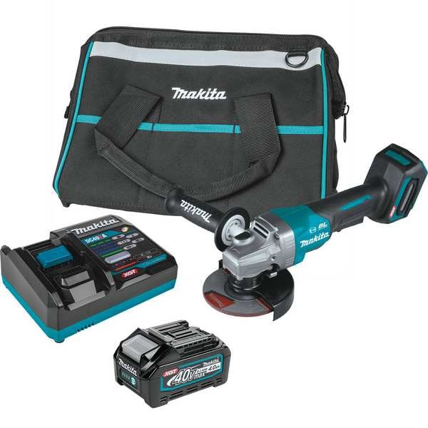 Makita XGT Brushless 4-1/2"/5" Grinde, 40V max - GAG03M1