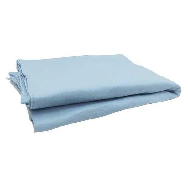 Medsource Blanket, Blue, Synthetic Fiber, 72in L, PK12 - MS-40530