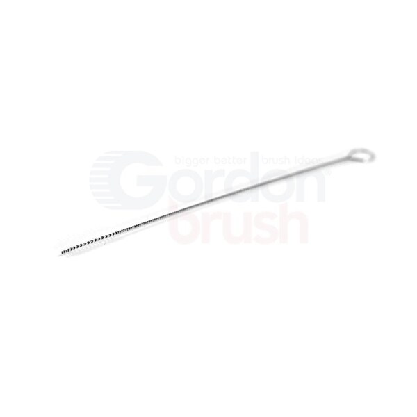 Gordon Brush .080" Diameter Nylon Fill Spiral Cleaning Brush with Ring end - TCN-0G-12
