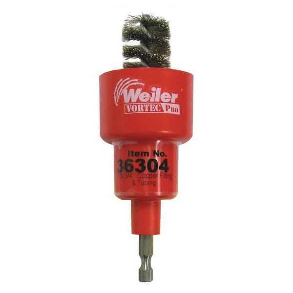 Weiler Spiral Wire Brush Tool, Stainless Steel, 1/2" - 97937