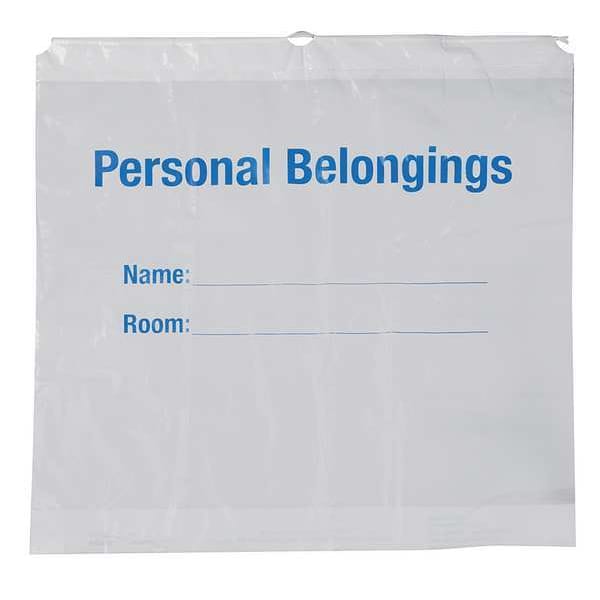 Hcs Personal Belonging Bag, White - HCS7001-1.5