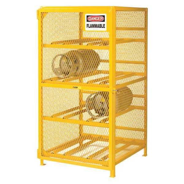 Little Giant Gas Cylinder Storage Unit, 8-Cylinder Cap - GSH-36W-70H
