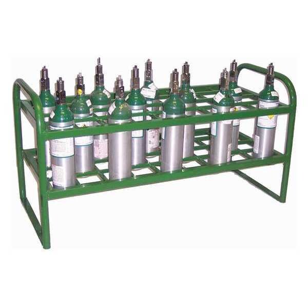 Saftcart M6 Medical Cart, 36 Cyl., 35"W x21"H, 44 lb. - MM6-36S