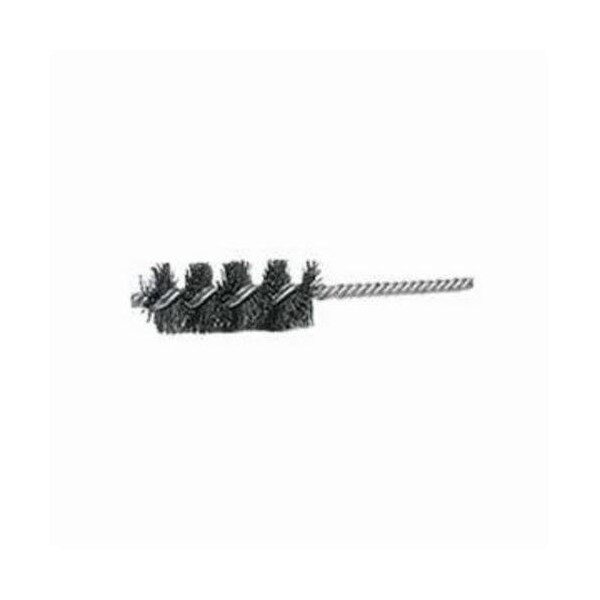 Nylox Power Tube Brush, 7/8 in Brush Dia, 2-1/2 in Brush L, 5-1/2 in Overall L, Nylon/Silicon Carbide Fill - 21976