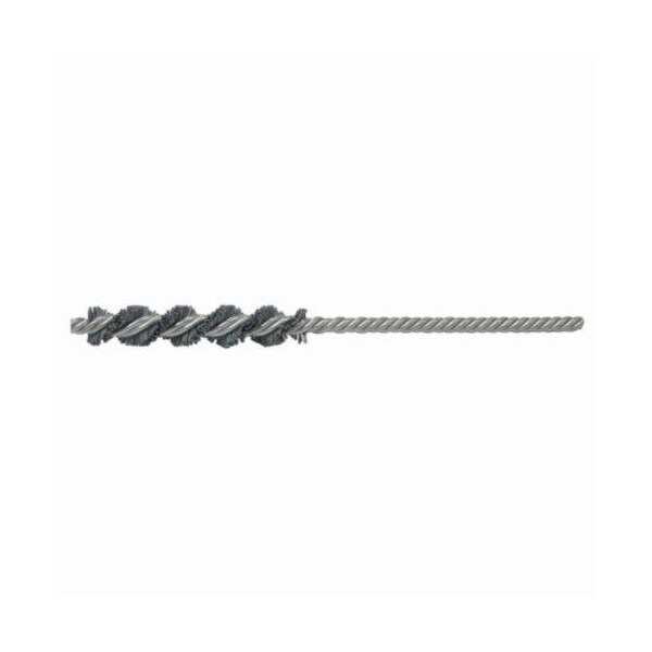 Nylox Power Tube Brush, 1/2 in Brush Dia, 2 in Brush L, 5 in Overall L, Nylon/Silicon Carbide Fill, 0.04 i - 21325
