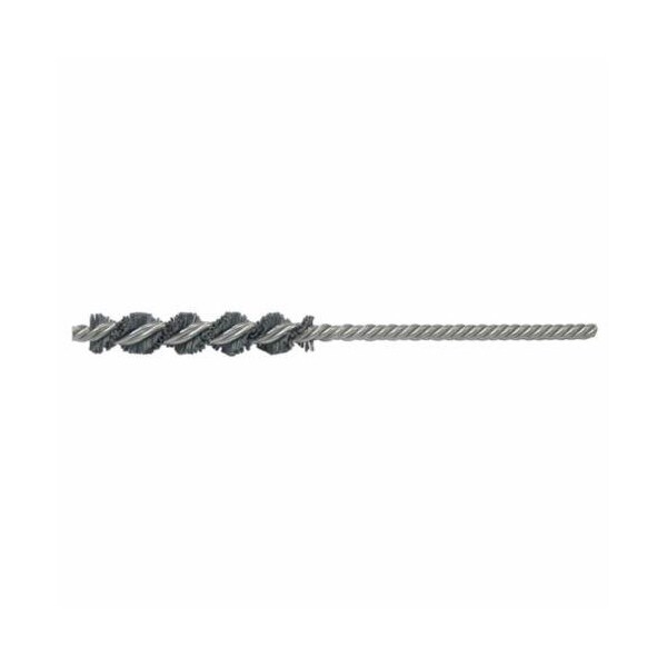 Nylox Power Tube Brush, 1/2 in Brush Dia, 2 in Brush L, 5 in Overall L, Nylon/Silicon Carbide Fill, 0.04 i - 21325