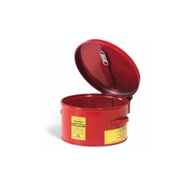Justrite Steel Dip Tank ext. dia. 9.38" x 5.5" H - CAN132