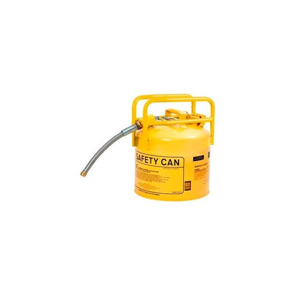 Justrite Safety Can, Steel, 2.5 gal, Blue - 1215Y