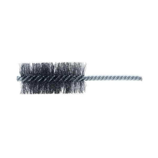 Weiler 1-1/4" Power Tube Brush, .006" Steel Wire Fill, 2-1/2" Brush Length - 21164