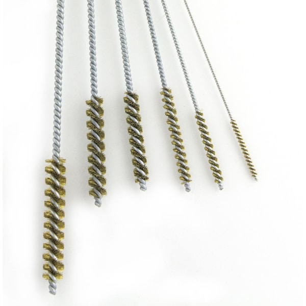 Brush Research Manufacturing 84BKITA, 6 Piece Brush Kit, Sizes Include Diameters .125" - .437", Brass - 84BKITA