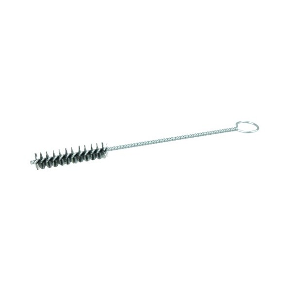 Weiler 9/16" Hand Tube Brush, .005" Steel Wire Fill, 2-1/2" Brush Length - 21233