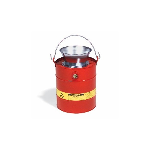 Justrite Steel Drain Can ext. dia. 11.63" x 16.75" H - CAN166