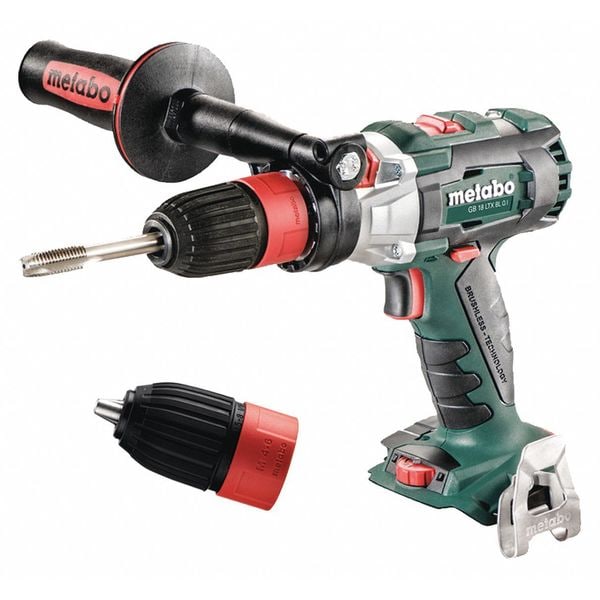 Metabo Cordless Drill/Driver, 18V, 5.2Ah Battery - GB 18 LTX BL I Q bare