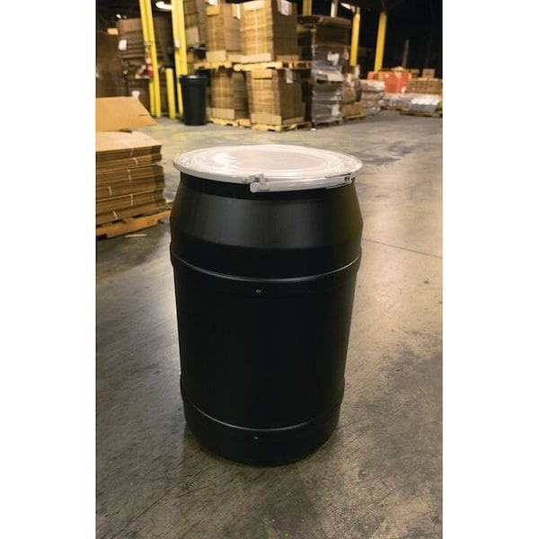 Justrite BLACK 55GAL METAL BAND - 1656MBLK