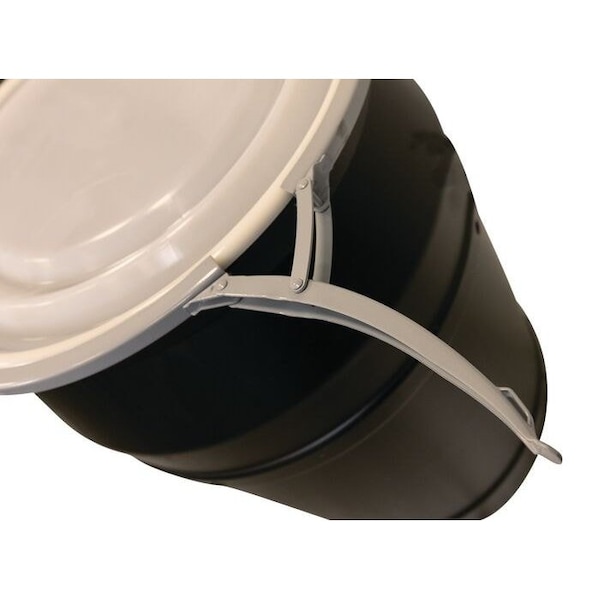Justrite BLACK 55GAL METAL BAND - 1656MBLK
