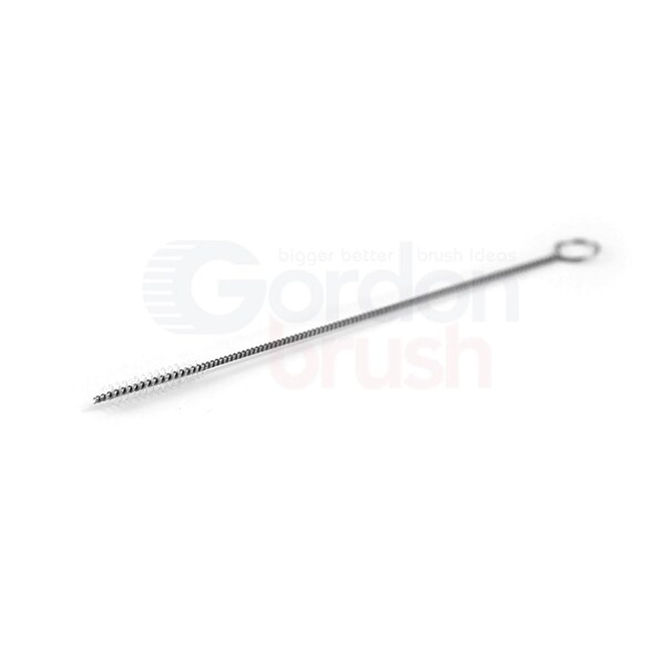 Gordon Brush .125" Diameter Nylon Fill Spiral Thread Cleaning Brush with Ring end - TCN-4G-12