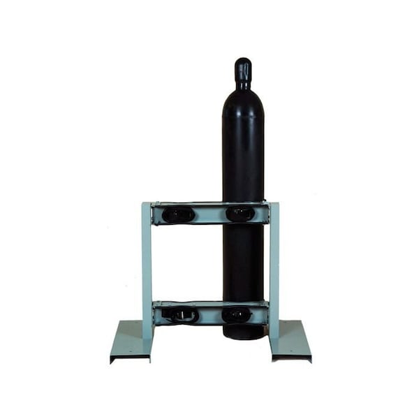Justrite Floor Stand, 32"W x 23"D x 30"H, 4 Cylinder Capacity - 35296