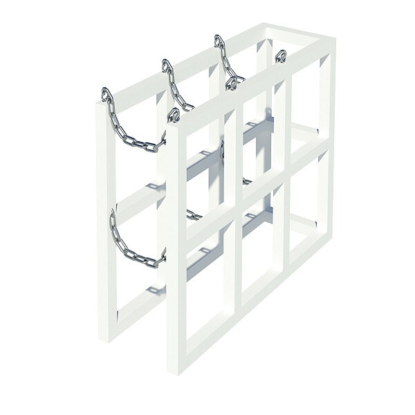 Instock Gas Cylinder Rack, 45" W, 16" D, 30" H - GRCRFM3X1