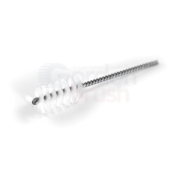 Gordon Brush 3/4" Diameter Nylon Fill Spiral Thread Cleaning Brush with cut end - TCN-3/4G-12