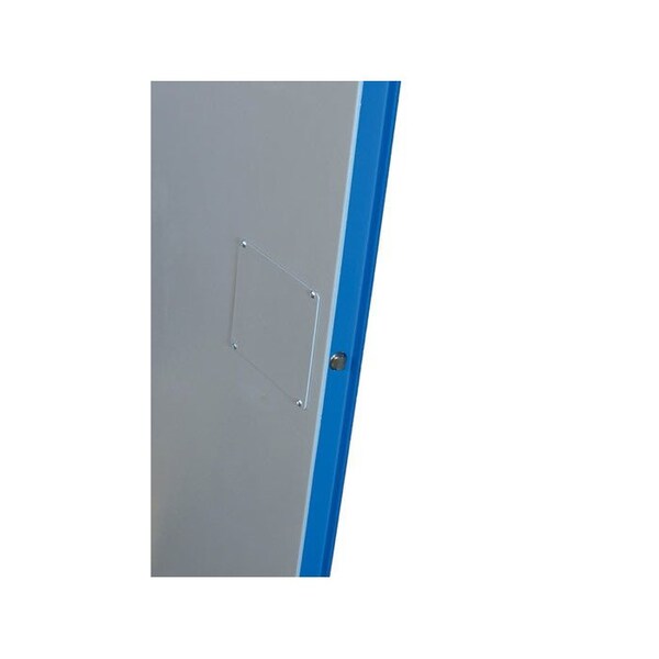 Justrite 30 gal, 1 Shelves, 18-Gauge Steel, 43 in W x 44 in H x 18 in D, Royal Blue - 8630282
